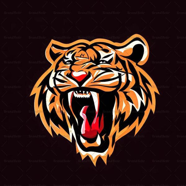 Brüllender Tiger